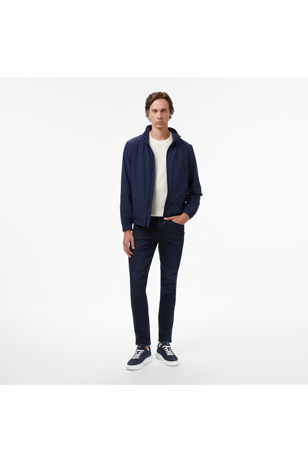 Nautica Erkek Lacivert Regular Fit Mont görsel 3