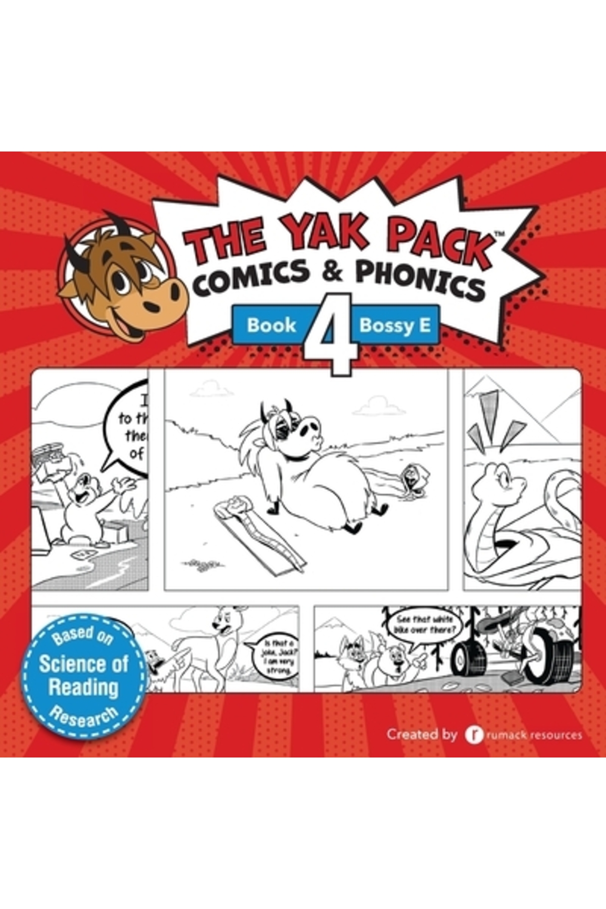 INDEPENDENT CAT The Yak Pack: Comics & Phonics: Book 4: Learn to read ...