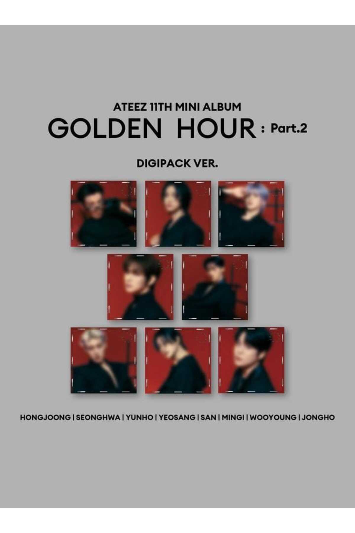 tays store ATEEZ - 11th Mini Album [GOLDEN HOUR : Part.2] Digipack