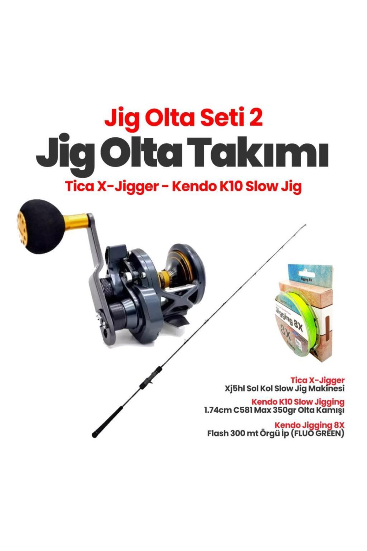 Okuma Tica X-Jigger Xj5hl Sol Kol Slow Jig Makinesi- Kendo K10