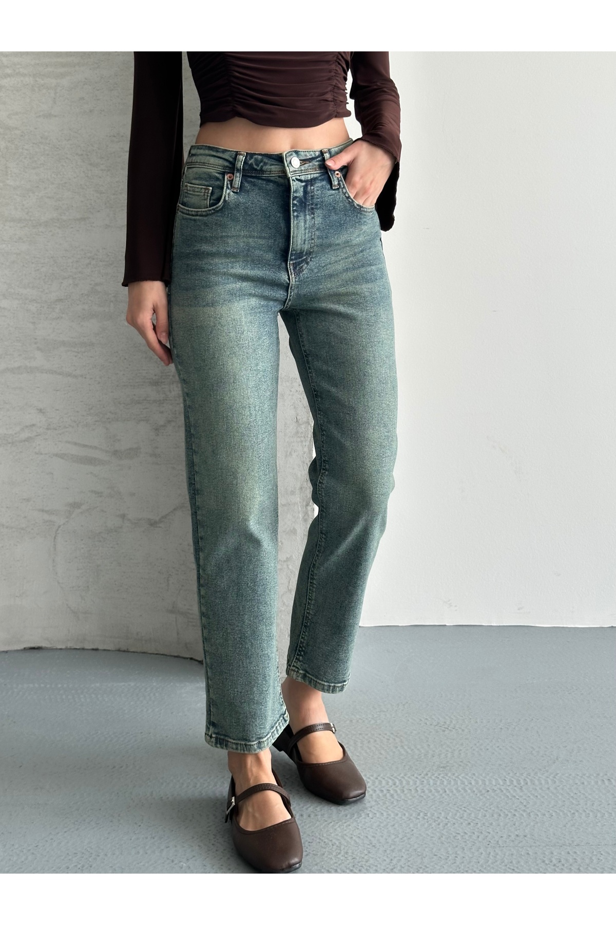 Safari  Original® Kadın Jean Tam Likralı Kot Pantolon - Görsel 2