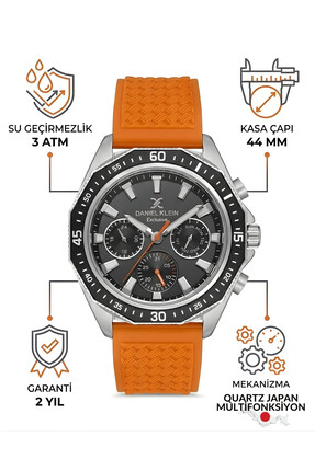 Daniel Klein Silikon Kordon Erkek Kol Saati L-DK.1.13639