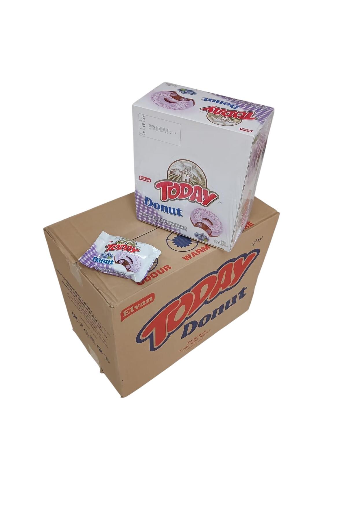 Elvan TODAY DONUT YABAN MERSİNLİ KEK 24 LÜ PK 6 KUTU 1 KOLİ 144