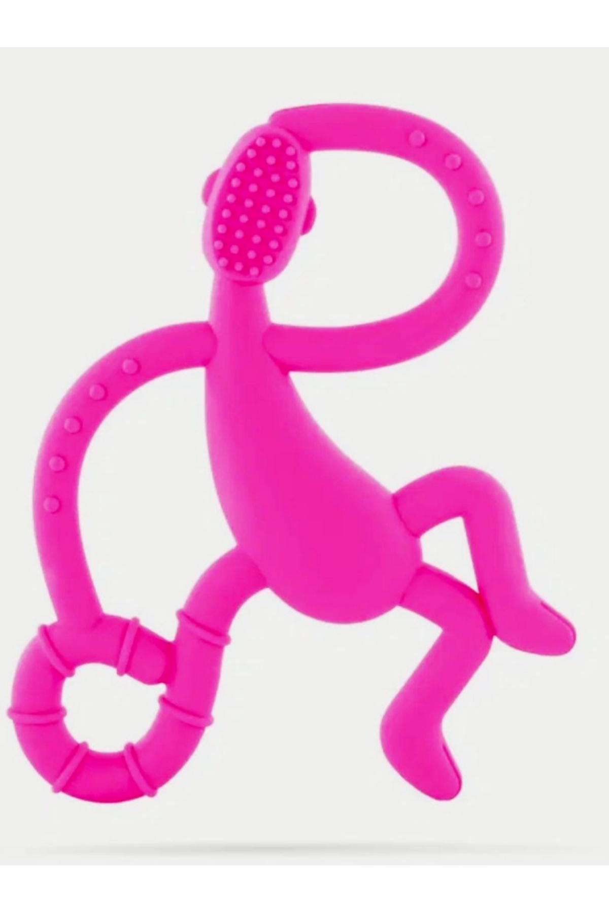 MyBalliStore Silikon Pembe Maymun Diş Kaşıyıcı fotoğrafı 2 (önizleme)