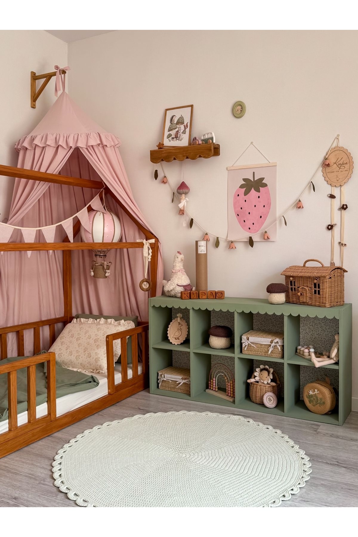 Hubb Müslin pamuk Cibinlik/ beşik cibinliği/ oyun çadırı/ okuma köşesi/ canopy fotoğrafı 2 (önizleme)