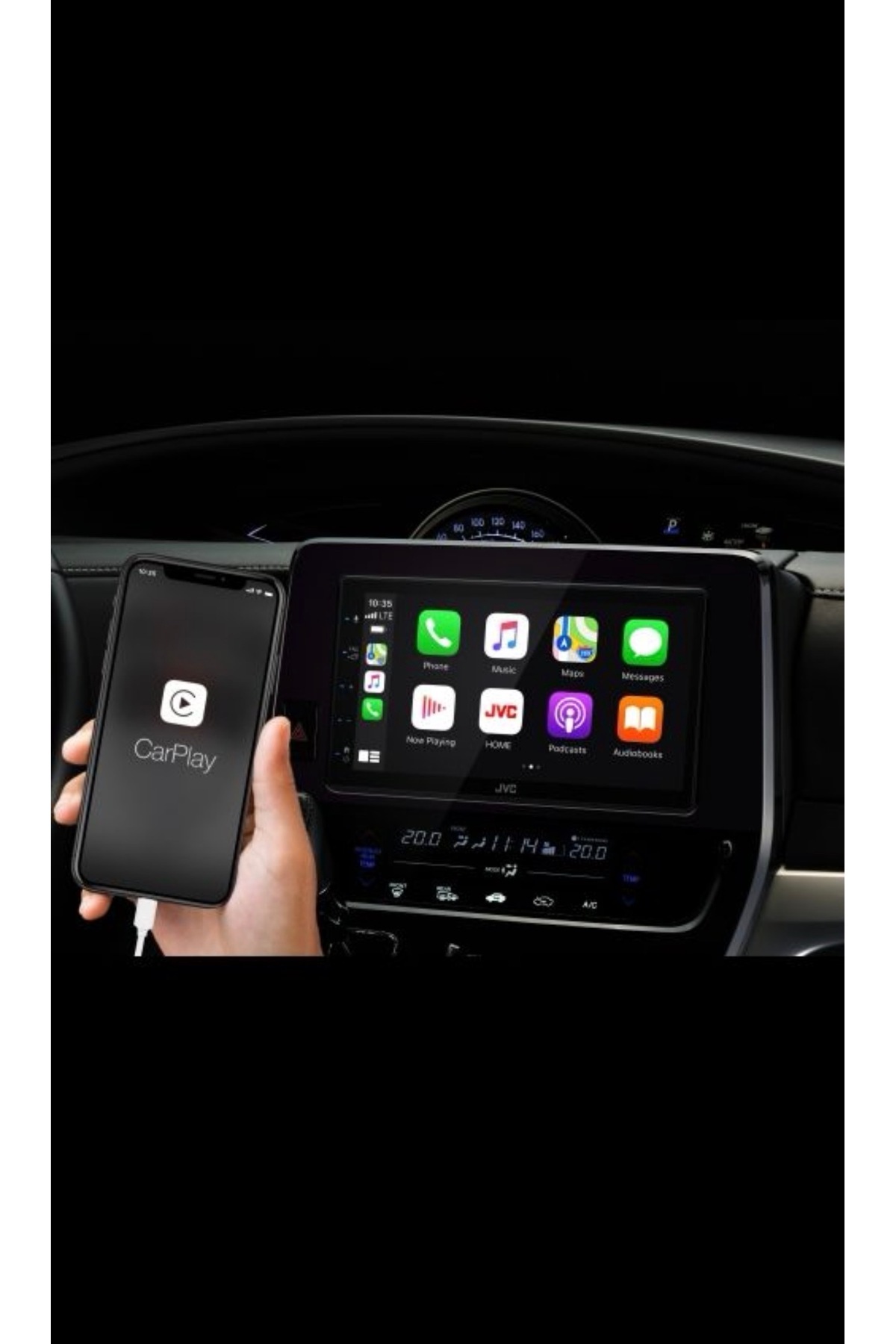Jvc KW-M560BT CAR PLAY 3 Anfi Çıkışlı Japan Ses Sistemi Teyp