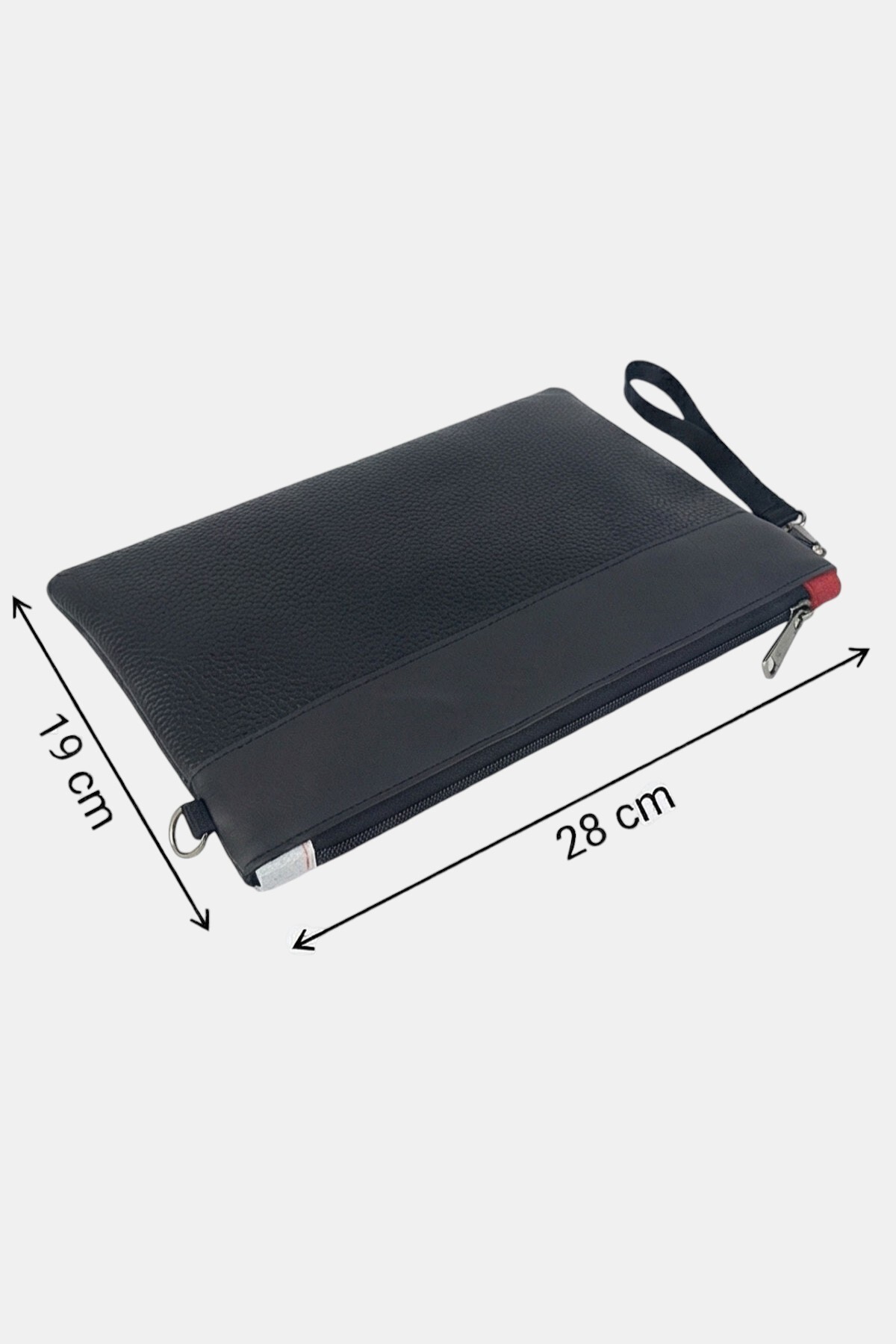 Lederax Suni Deri Clutch Çanta Portföy Çanta LD629 görsel 4