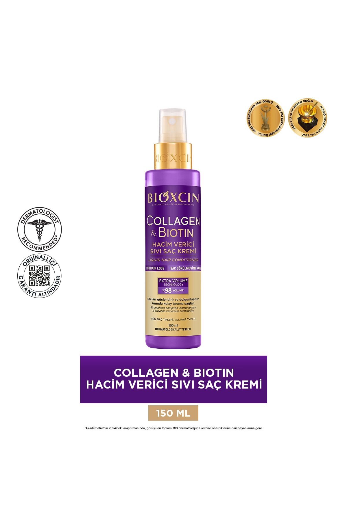 Bioxcin Sıvı Saç Kremi Collagen Biotin - Fiyatı, Yorumları