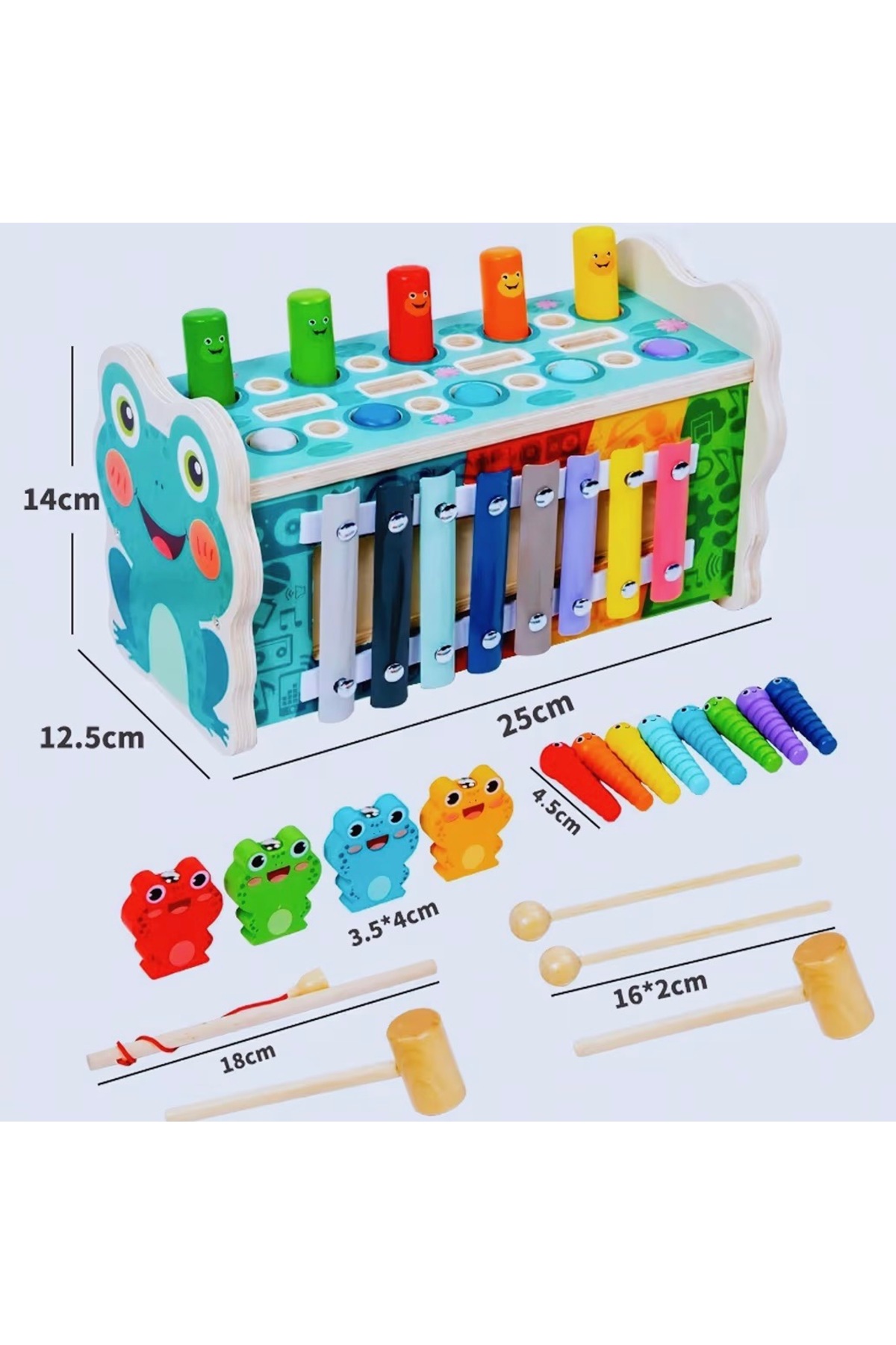 اسباب‌بازی چوبی فعالیت مونته‌سوری برای نوپاها – اسباب‌بازی آموزشی مهارت‌های حرکتی