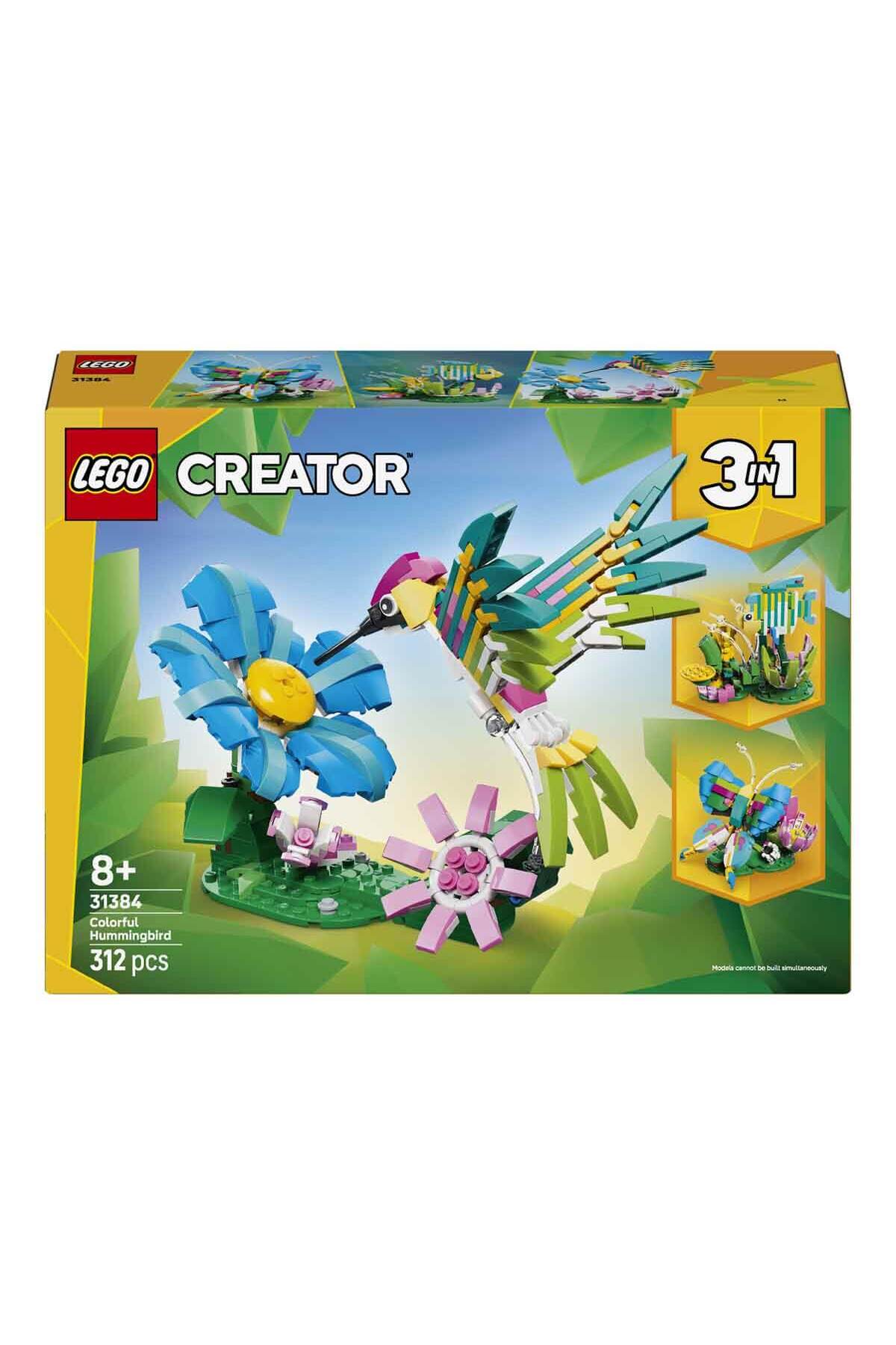 Creator 3 in 1 حیوانات وحشی رنگارنگ مرغ مگس‌خوار 31384