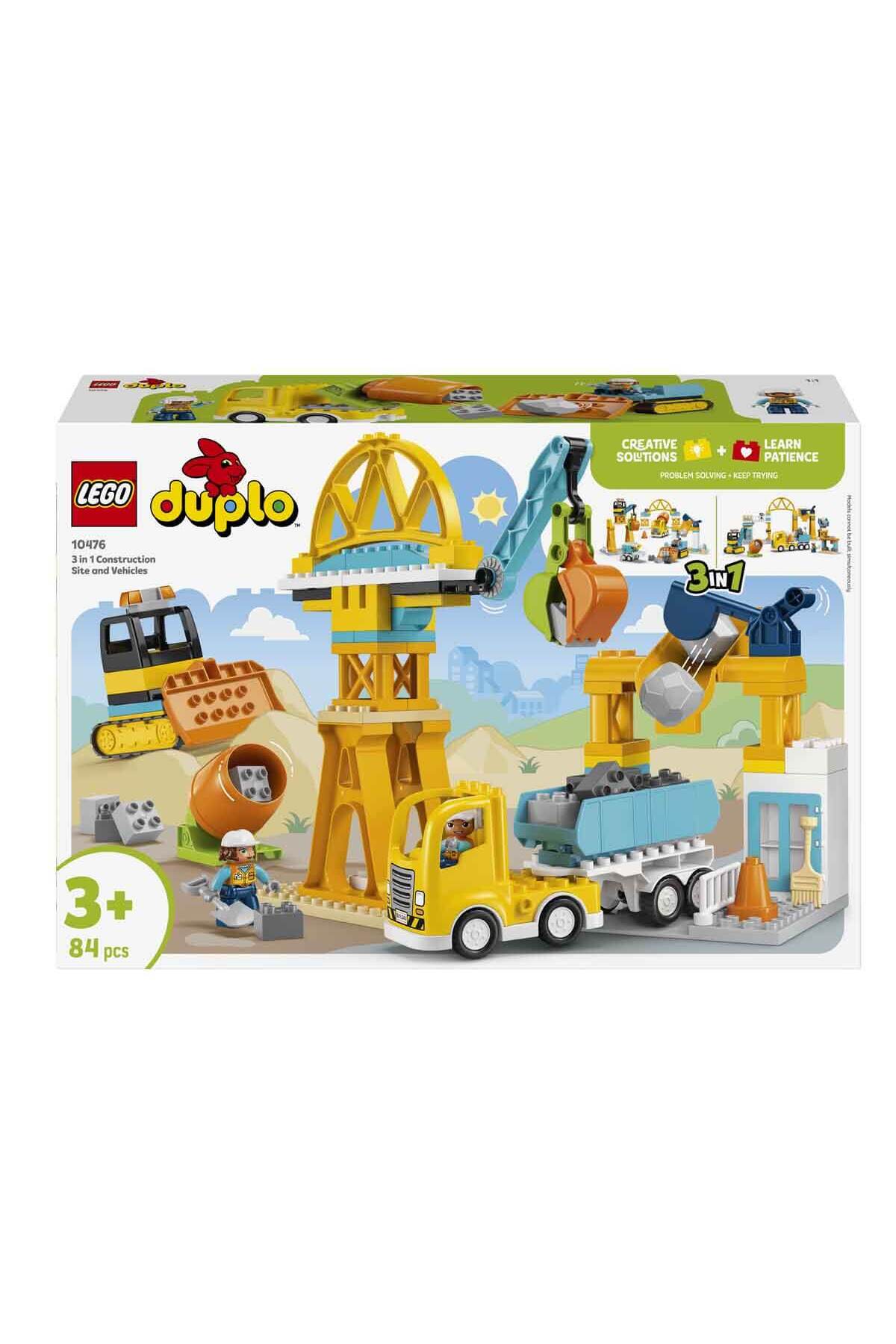 LEGO DUPLO Kasabası 3ü 1 Arada İnşaat Sahası ve Araçları 10476 fotoğrafı 3 (önizleme)