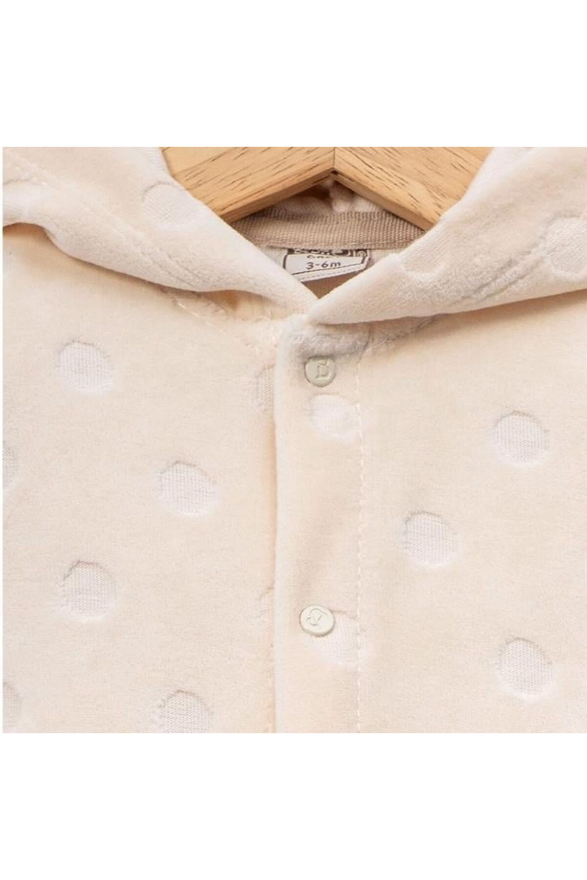 Bebitof Puan Desenli Kadife Hırka 60054 fotoğrafı 2 (önizleme)