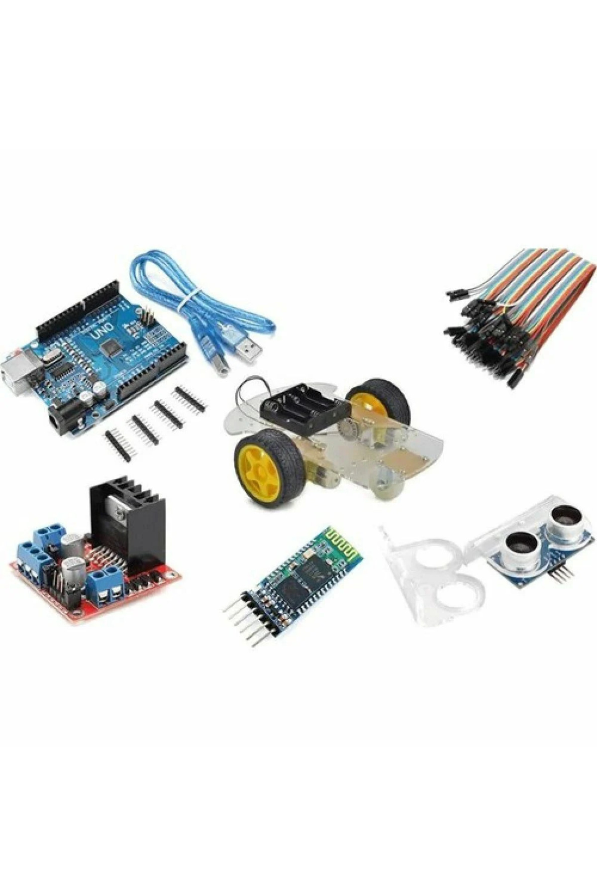 Bilim Arduino Bluetooth Robot Araba Kiti - 2WD - Fiyatı, Yorumları