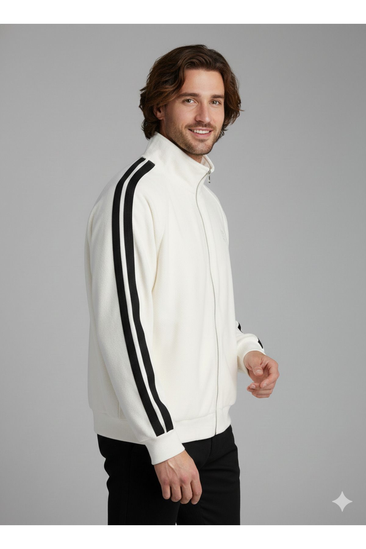 جک اند جونز ژاکت سویشرت زیپ‌دار مردانه Athletico