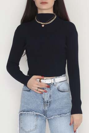 KapadokyaButik YARIM BALIKÇI YAKA TRİKO BLUZ