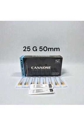 Cannose Dolgu Kanülü 25 G 50mm 50 Adet, Polikarbon Başlık, Yarı Flexible, ÜTS...