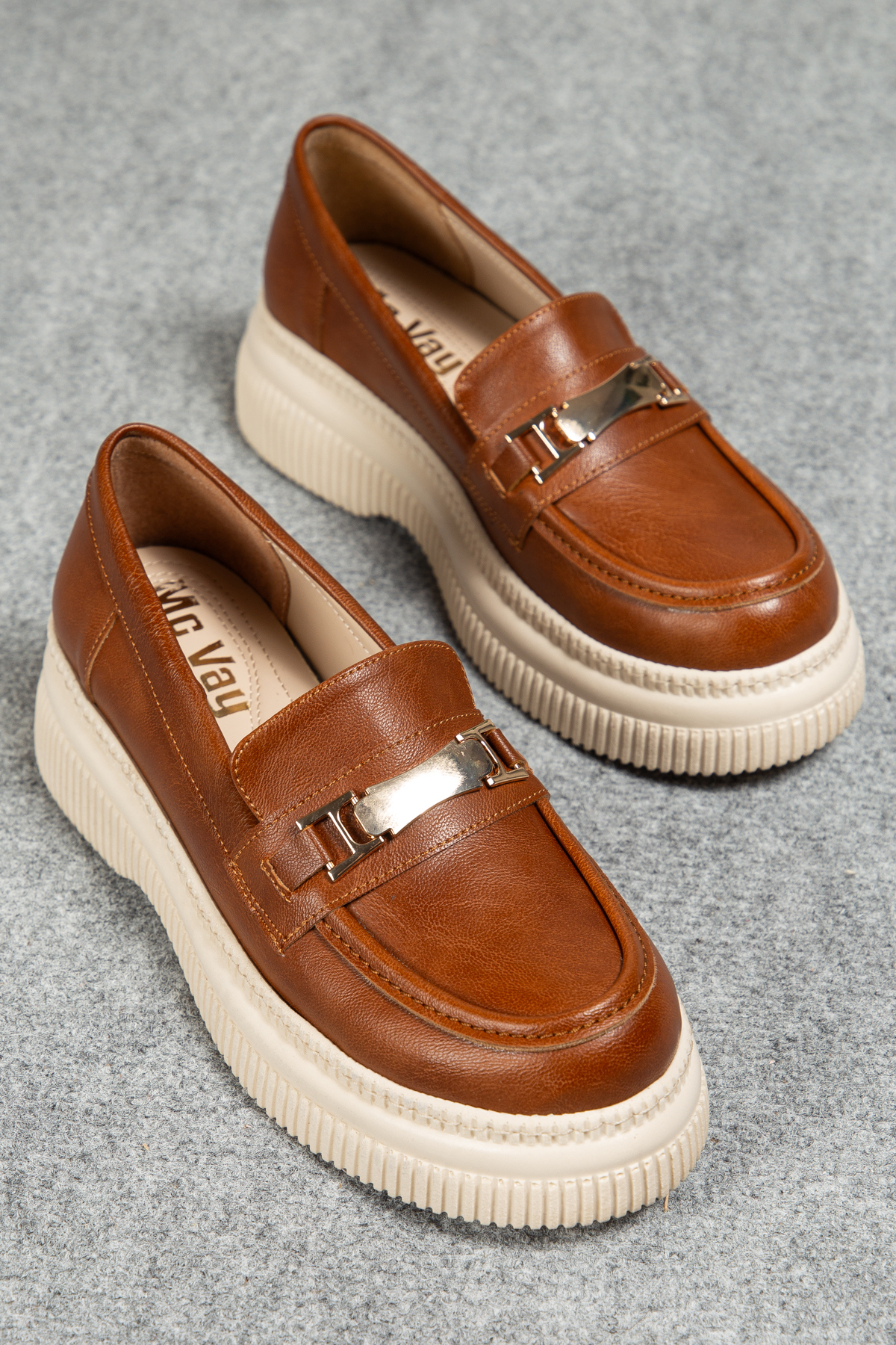 Luan 002 Thick Base Stylish Orthopedic Woman Loafer with Special Stylish Buckle