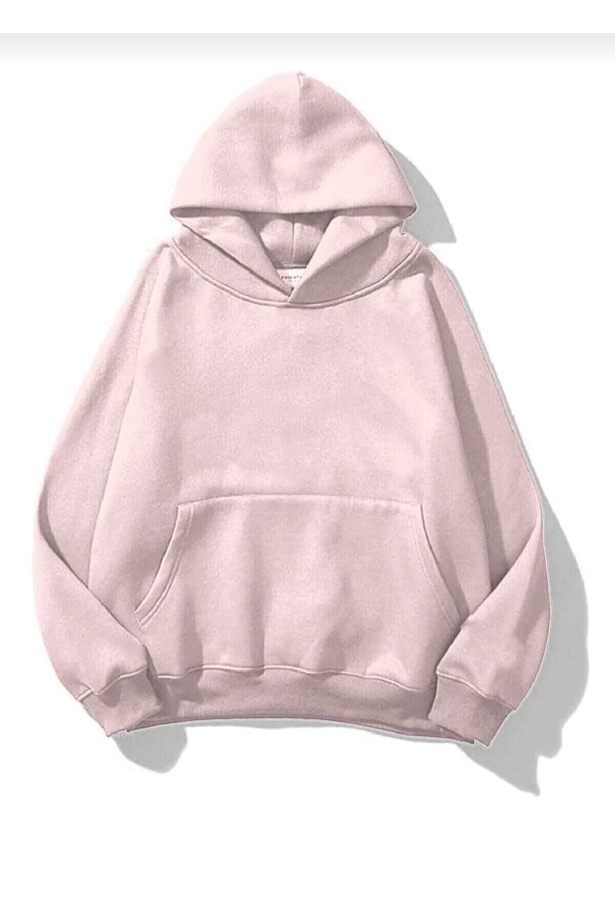 COHERENT Unisex Men/Women Colorful Solid Custom Printed Cotton Oversized Hooded Sweatshirt