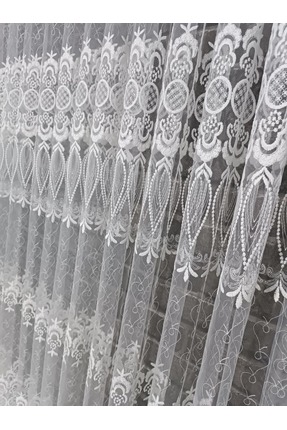 MİR PERDE TÜL 4 SIRA ÇOK DESENLİ 1/3 SIK PİLELİ TÜM ODALARA UYGUN MODEL