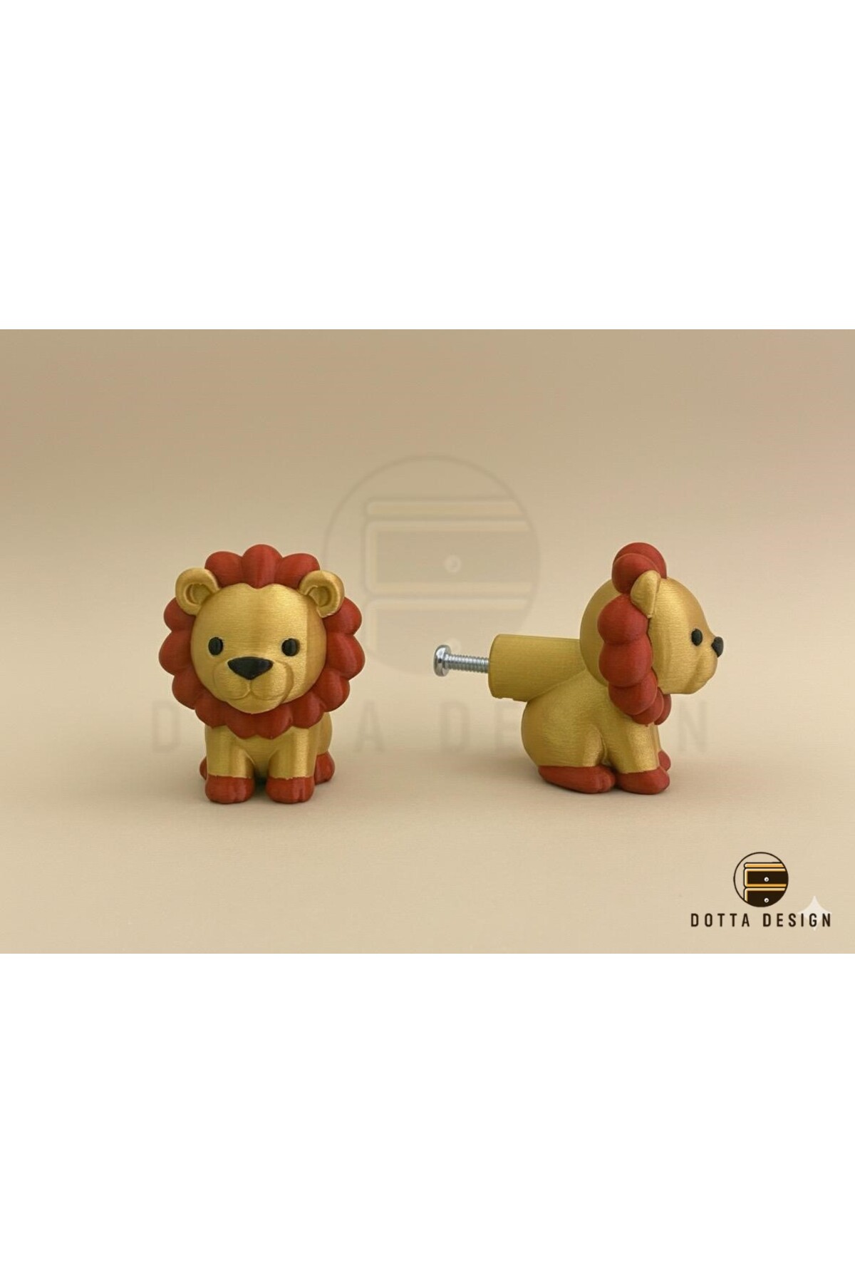 Dotta Design Çocuk Odası Kulpları - Aslan Kulp (Tekli) fotoğrafı 6 (önizleme)