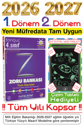 Tonguç Yayınları Tonguç 4. Sınıf Tüm Dersler Soru & Zoru Bankası Tüm Yılı Kap...