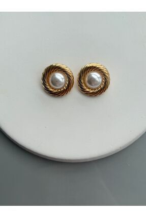 Nora Atelier Çelik Mineli Küpe