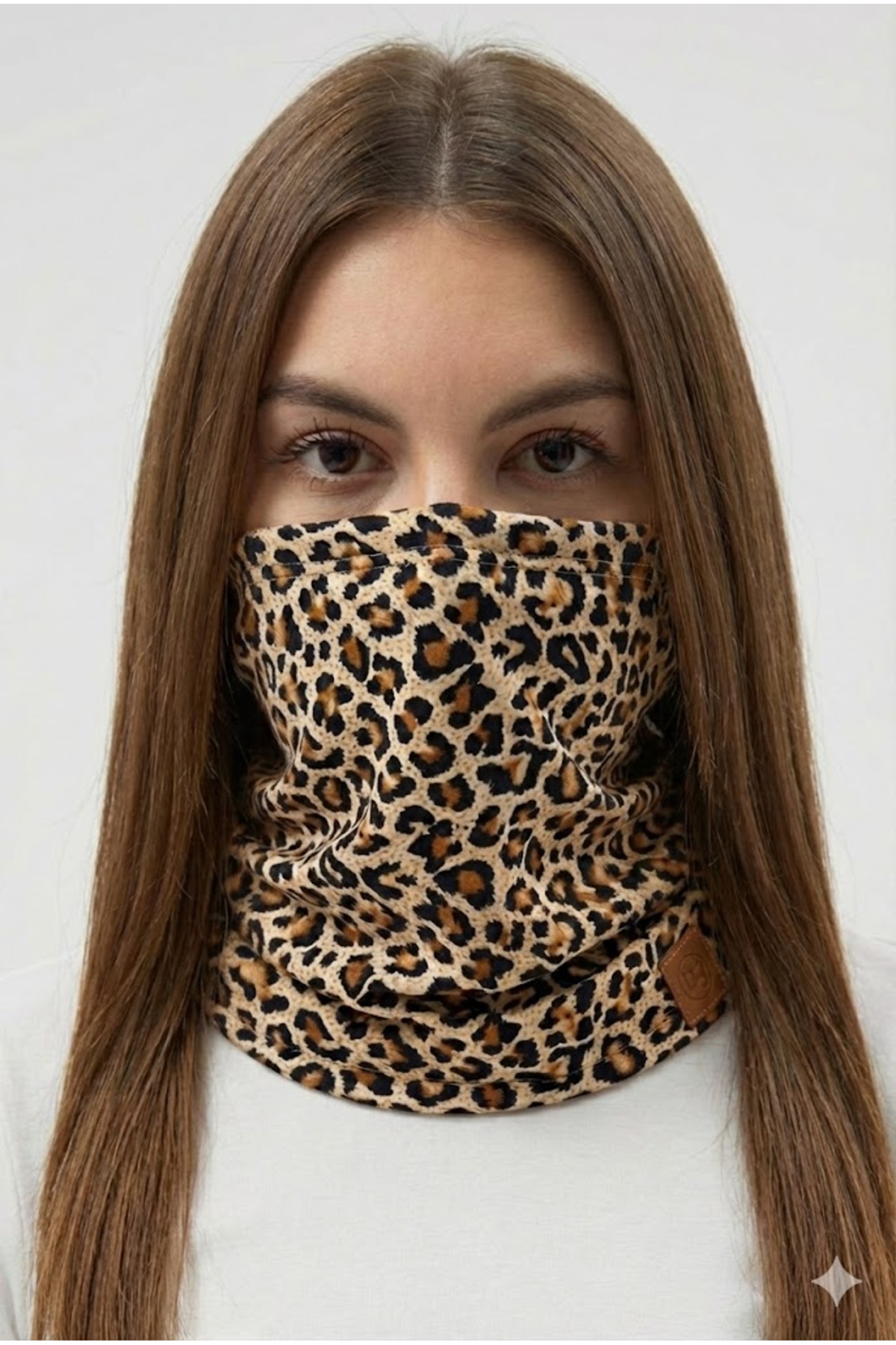 Butikgiz %100 Pamuklu 4 mevsim Çok Fonksiyonlu Unisex Yumuşak Penye Boyunluk görsel 3