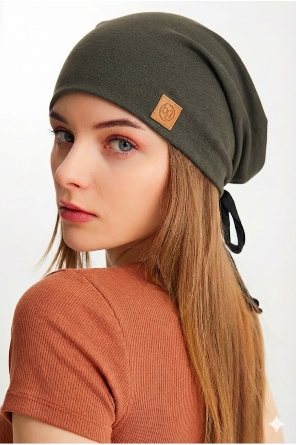 Butikgiz %100 Pamuklu 4 mevsim Çok Fonksiyonlu Unisex Yumuşak Penye Boyunluk görsel 3