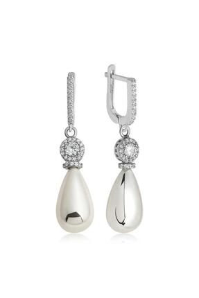 Genel Markalar Gümüş Damla Inci Kadın Küpe