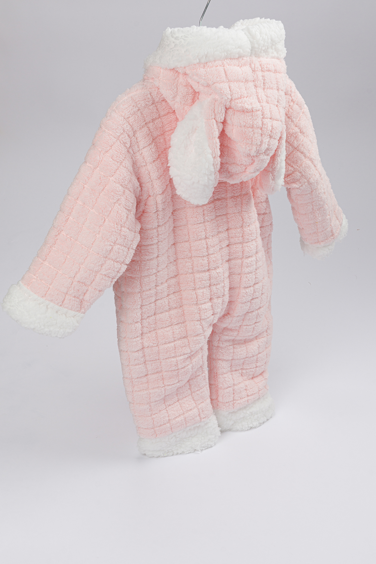 Lui Baby Polarlı Kapüşonlu Welsoft Tavşan Kulaklı Bebek Tulum fotoğrafı 2 (önizleme)