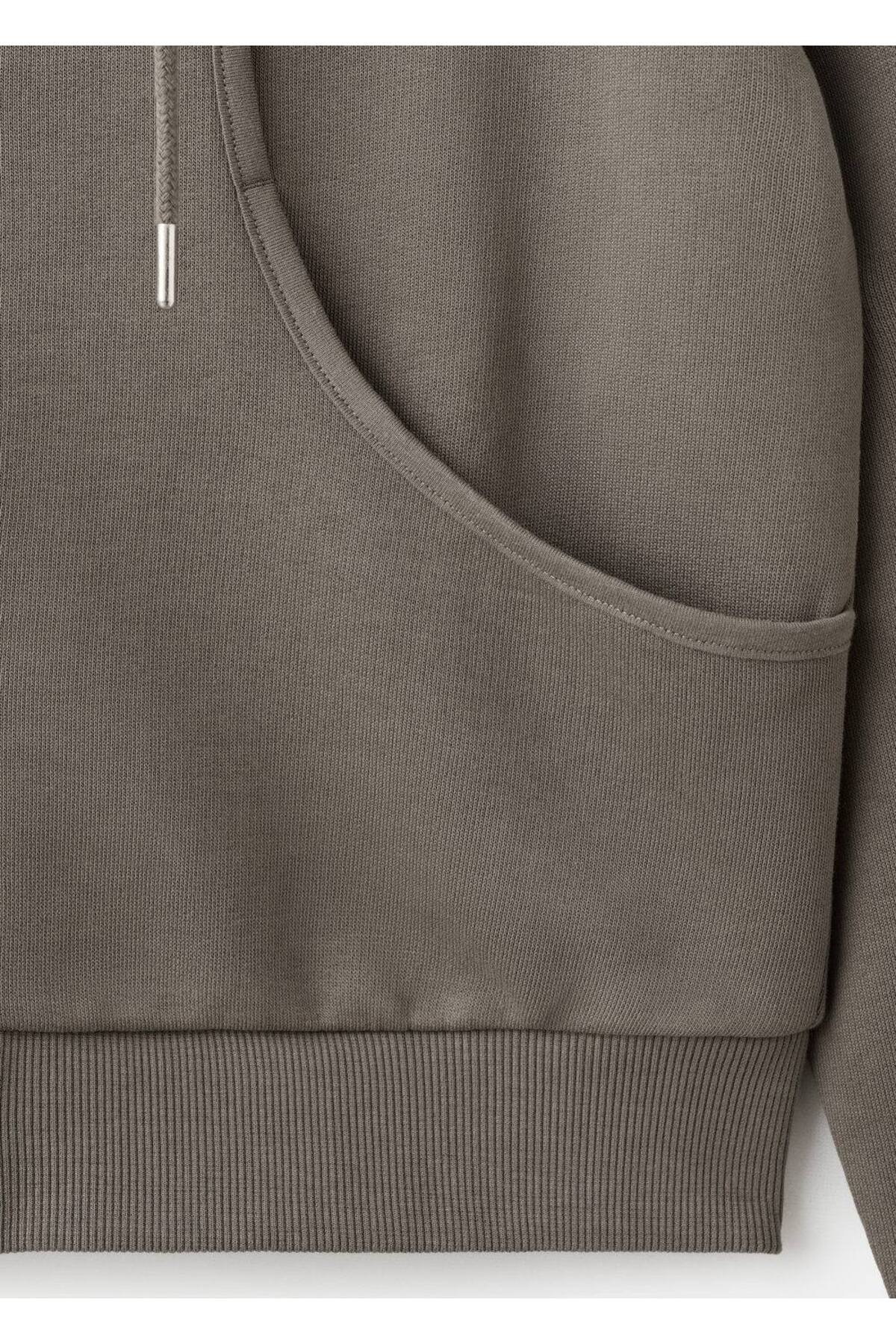 MANGO  Kapüşonlu sweatshirt - Görsel 5