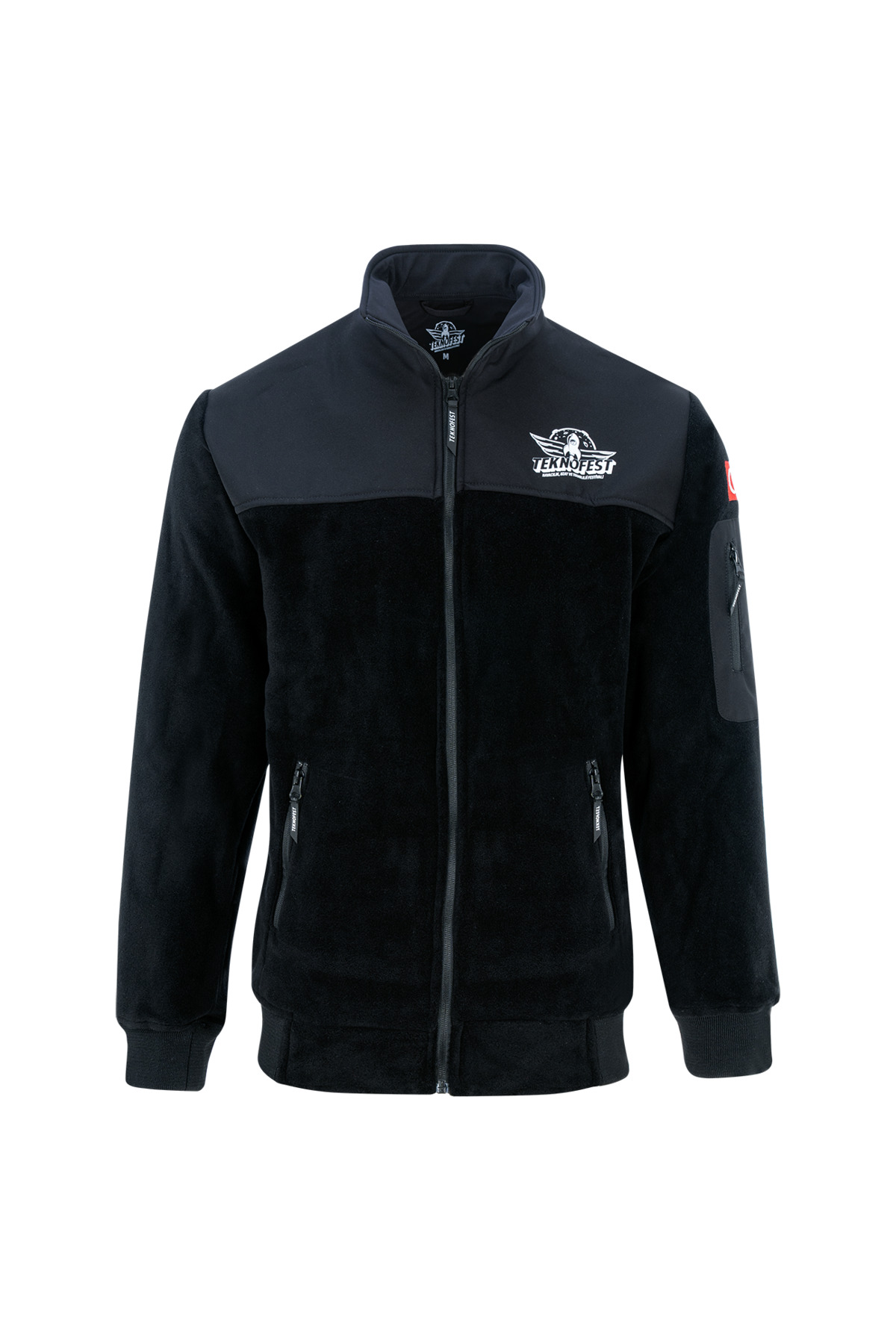 TEKNOFEST  YETİŞKİN SİYAH POLAR