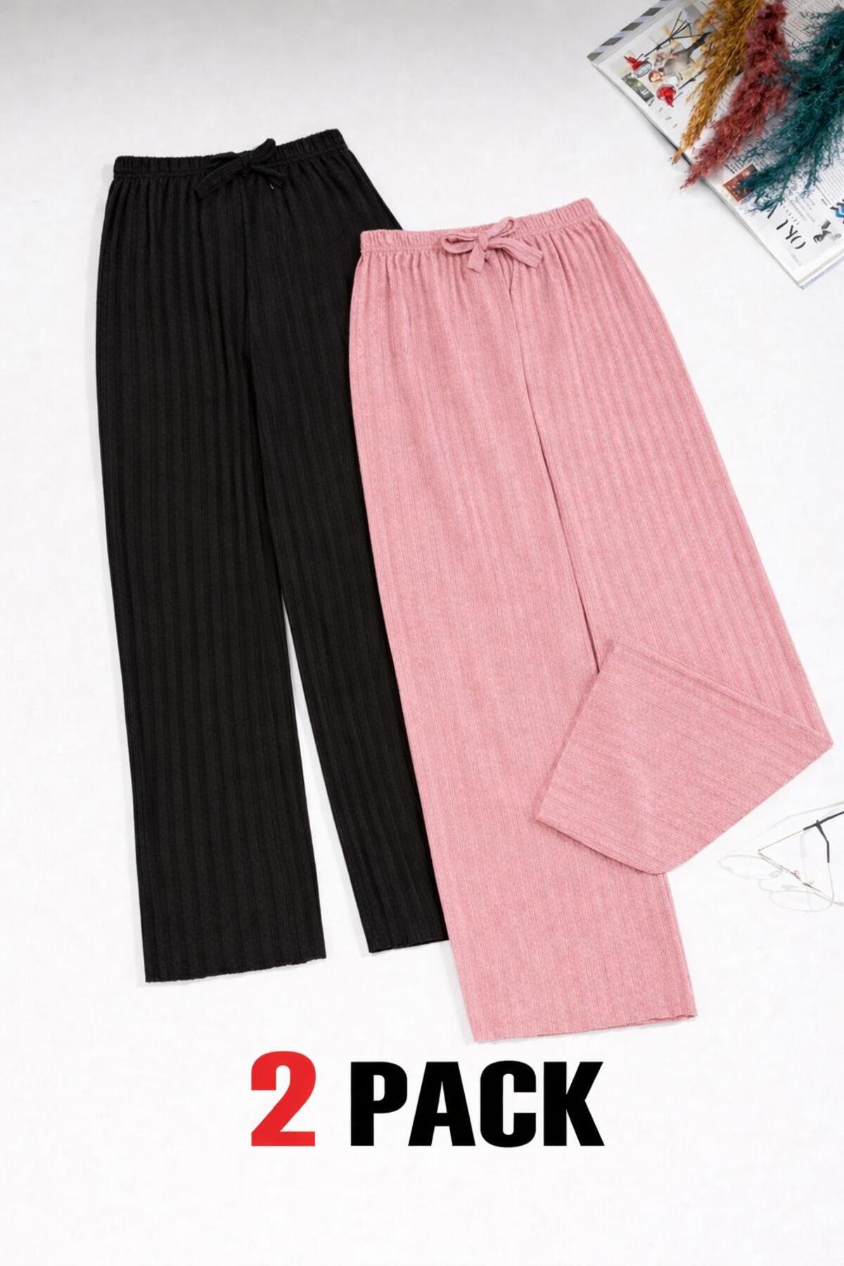 FORVENS 2'Li Γυναικεία παντελόνια και αθλητικές φόρμες κοτλέ τεμαχίων, καθημε...