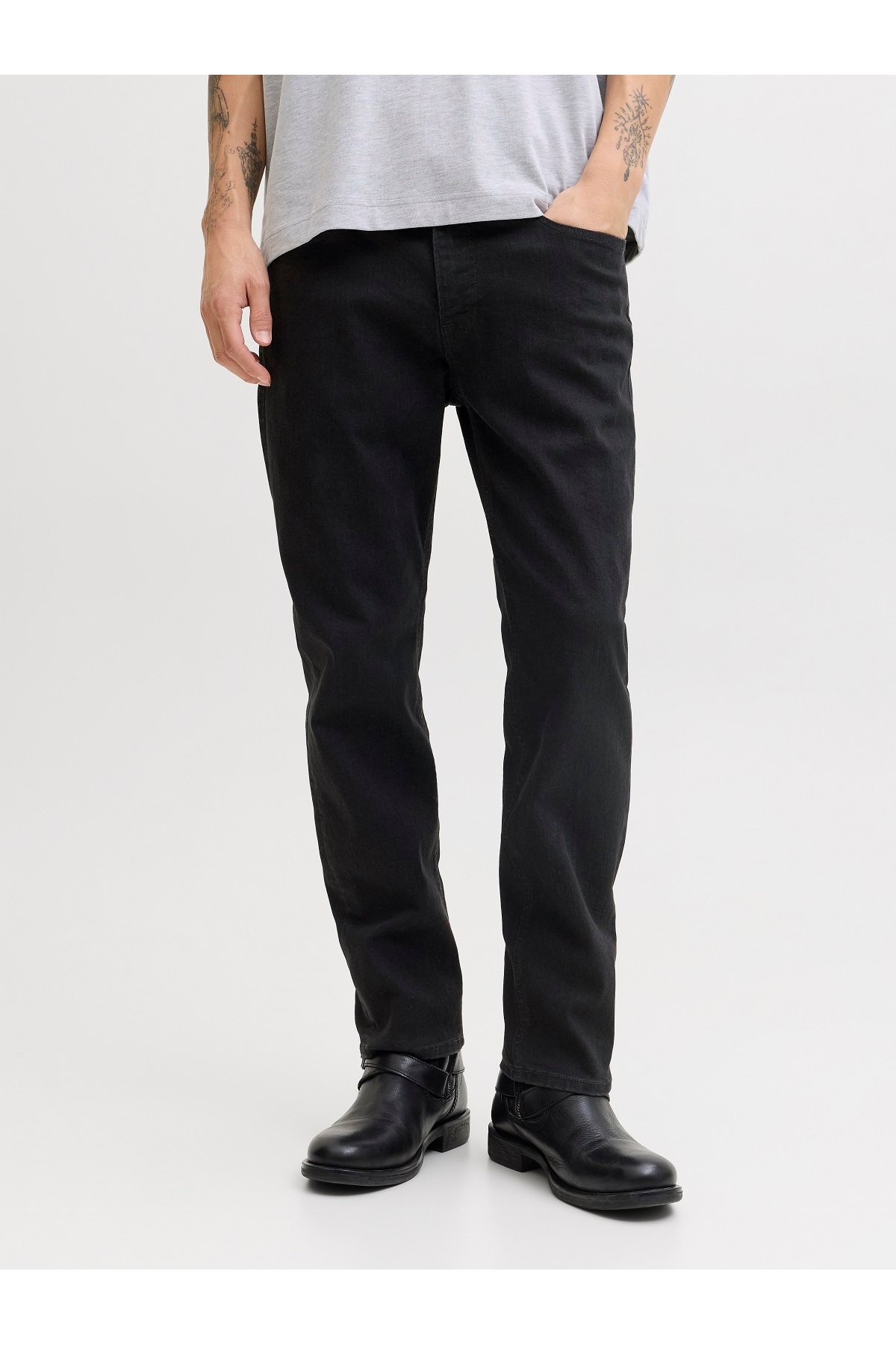 شلوار جین مردانه راسته فاق نرمال | جک اند جونز Jack & Jones 12282670 - تصویر 6