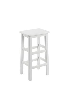 Poyraz Furniture Accessory Masif Ahşap Tezgah Tabure , Endüstriyel Ahşap Kols...