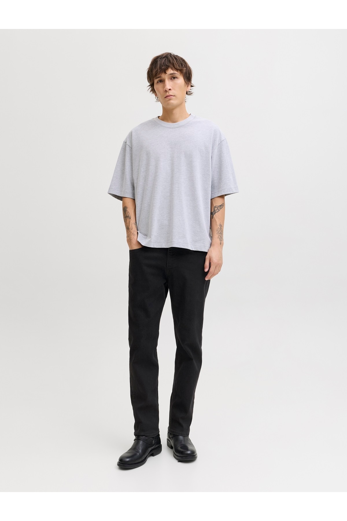 شلوار جین مردانه راسته فاق نرمال | جک اند جونز Jack & Jones 12282670 - تصویر 4