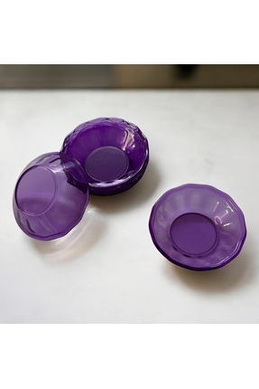 UpHome 12'li Çay Tabağı Seti Bardak Altlığı Akrilik Kristal