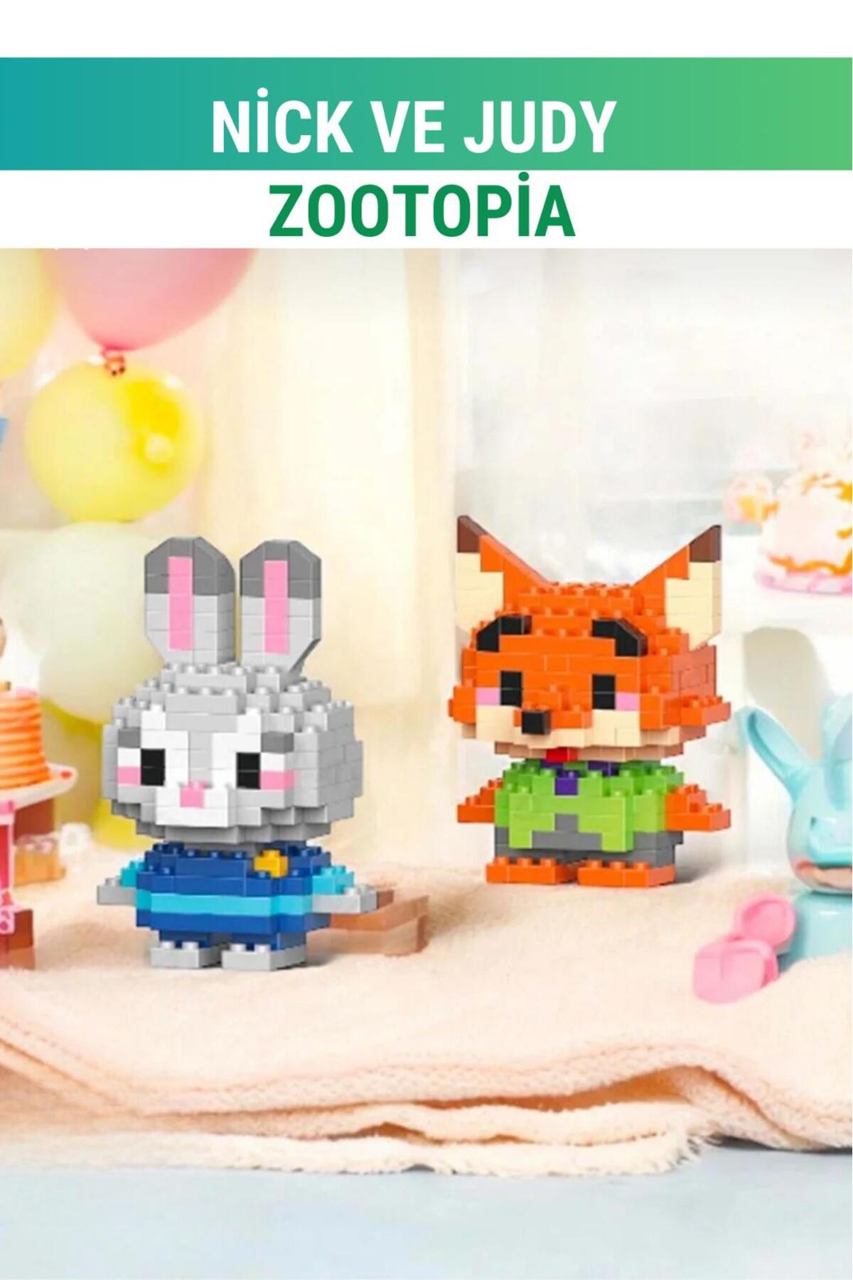 WUNİT Nick ve Judy Zootopia 3D Yapboz Seti Figür Bricks,3 - Fiyatı