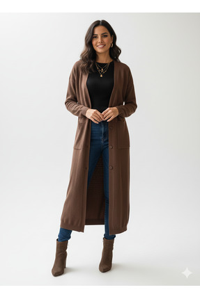 BEAUTY WOMEN Italian - Premium Touch Salaş Örme Hırka