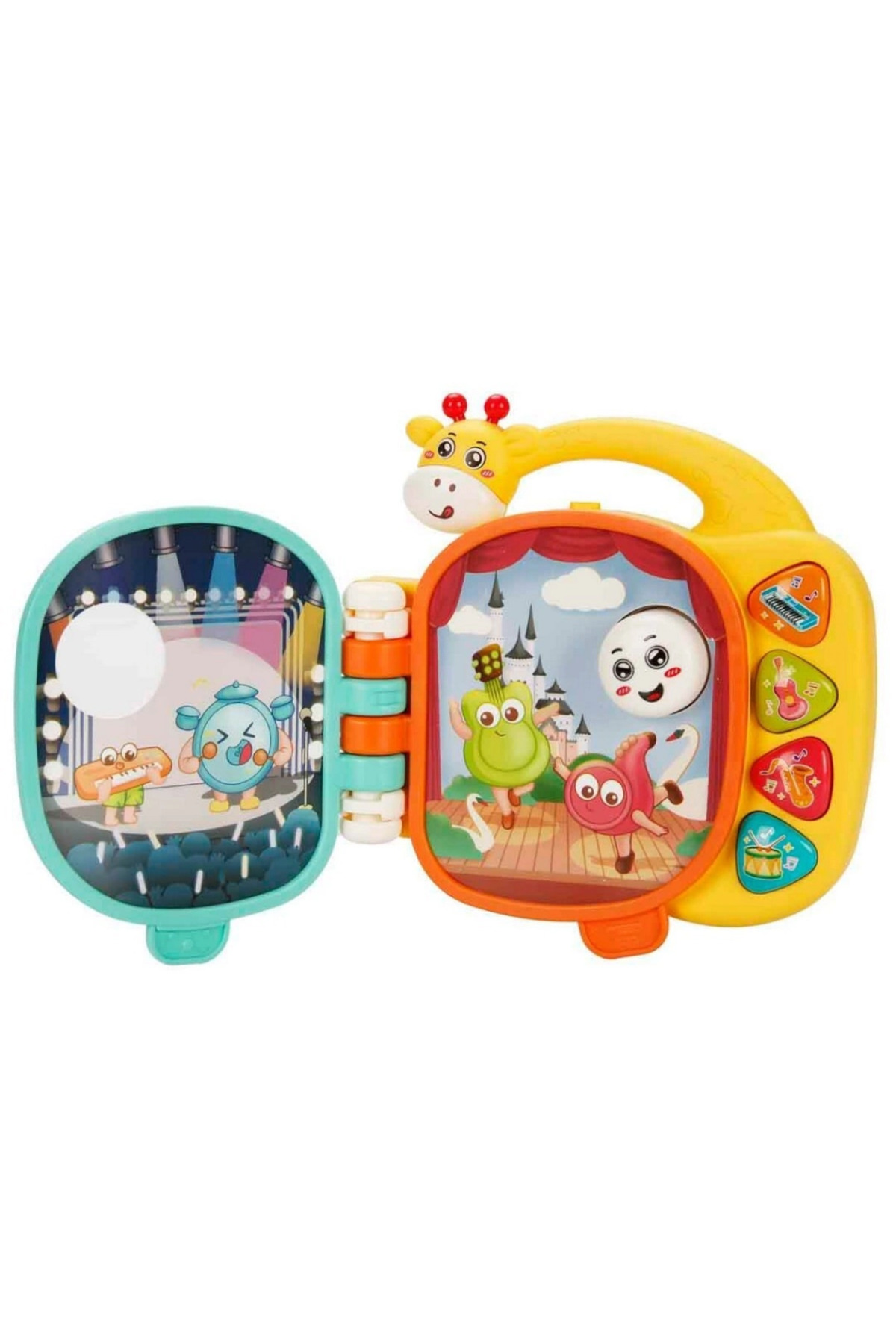 NW NessiWorld Sesli ve Işıklı Zürafa Figürlü Müzik Kitabı fotoğrafı 3 (önizleme)