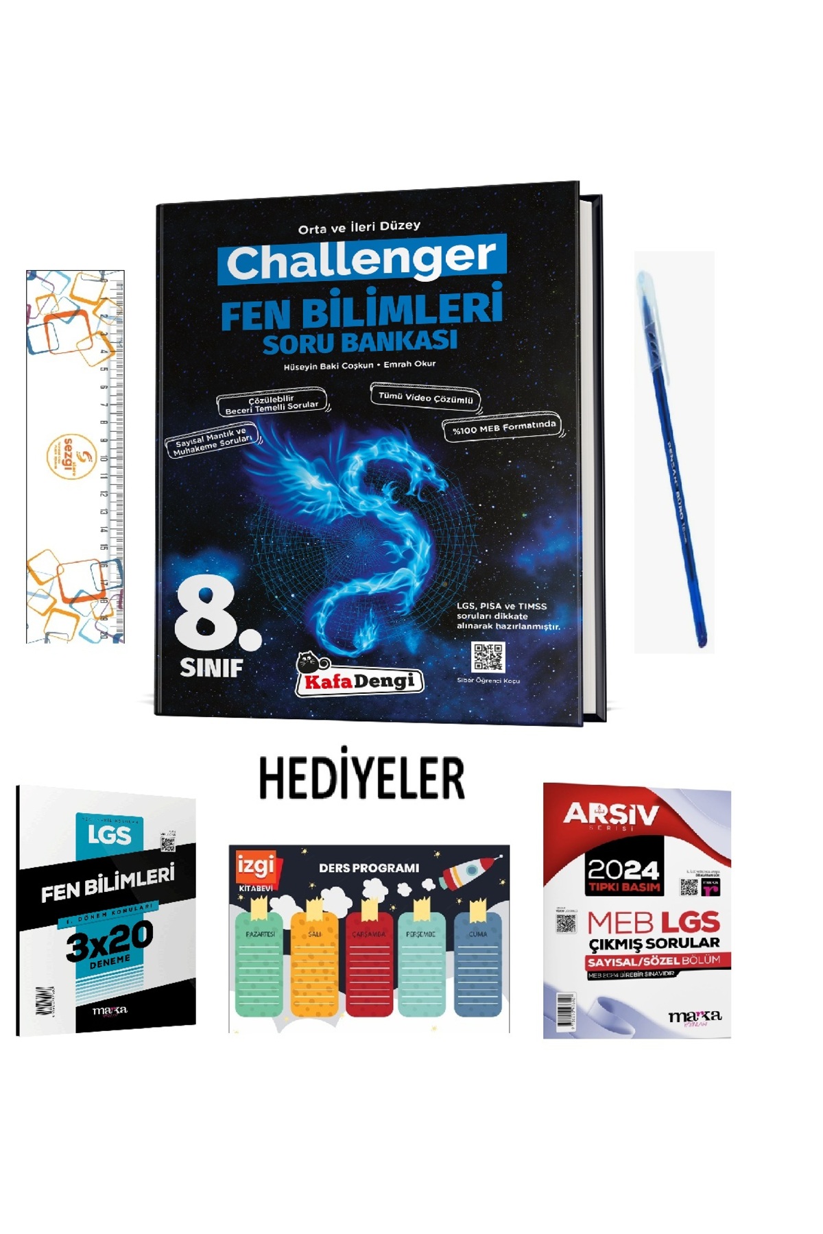 ぺぎみん Kafa Dengi Yayınları 8.Sınıf Challenger Fen Bilimleri Soru Bankası