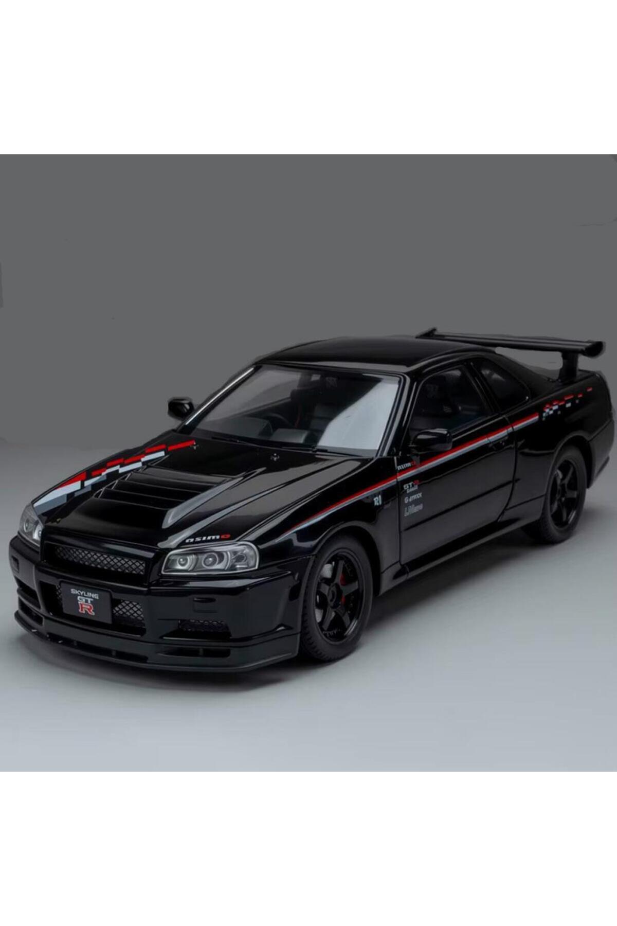 HOBBİEZ WORLD Nissan Skyline Gt-R R34 Nismo Edition Black 1/24