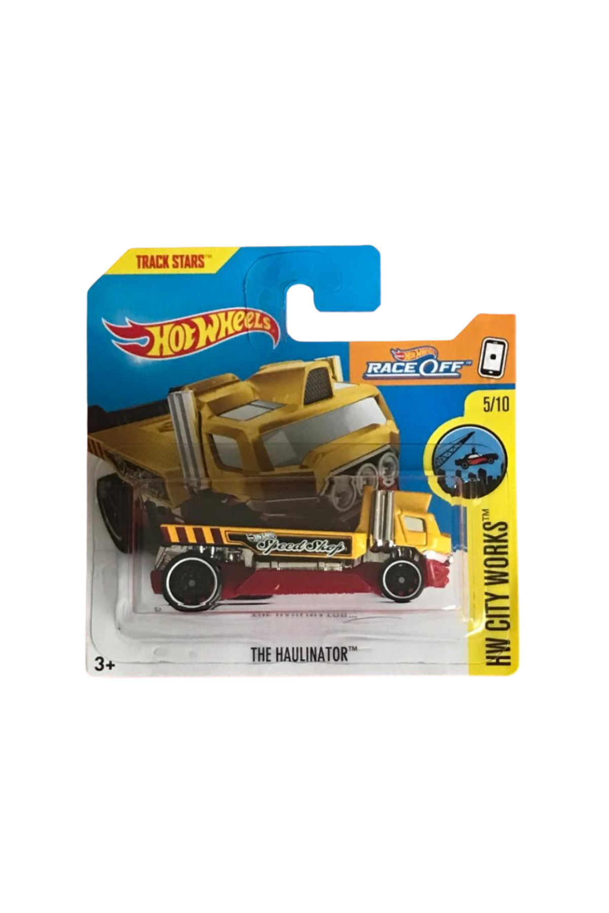 Masinuta Metalica The Haulinator, Colectia HW City Works 2017, Galben 1:64