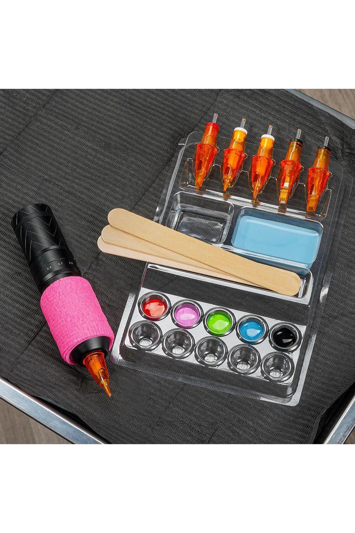 Dövme Boya Pota Organizer Cev Ink Tray (20'Li Steril Paket)