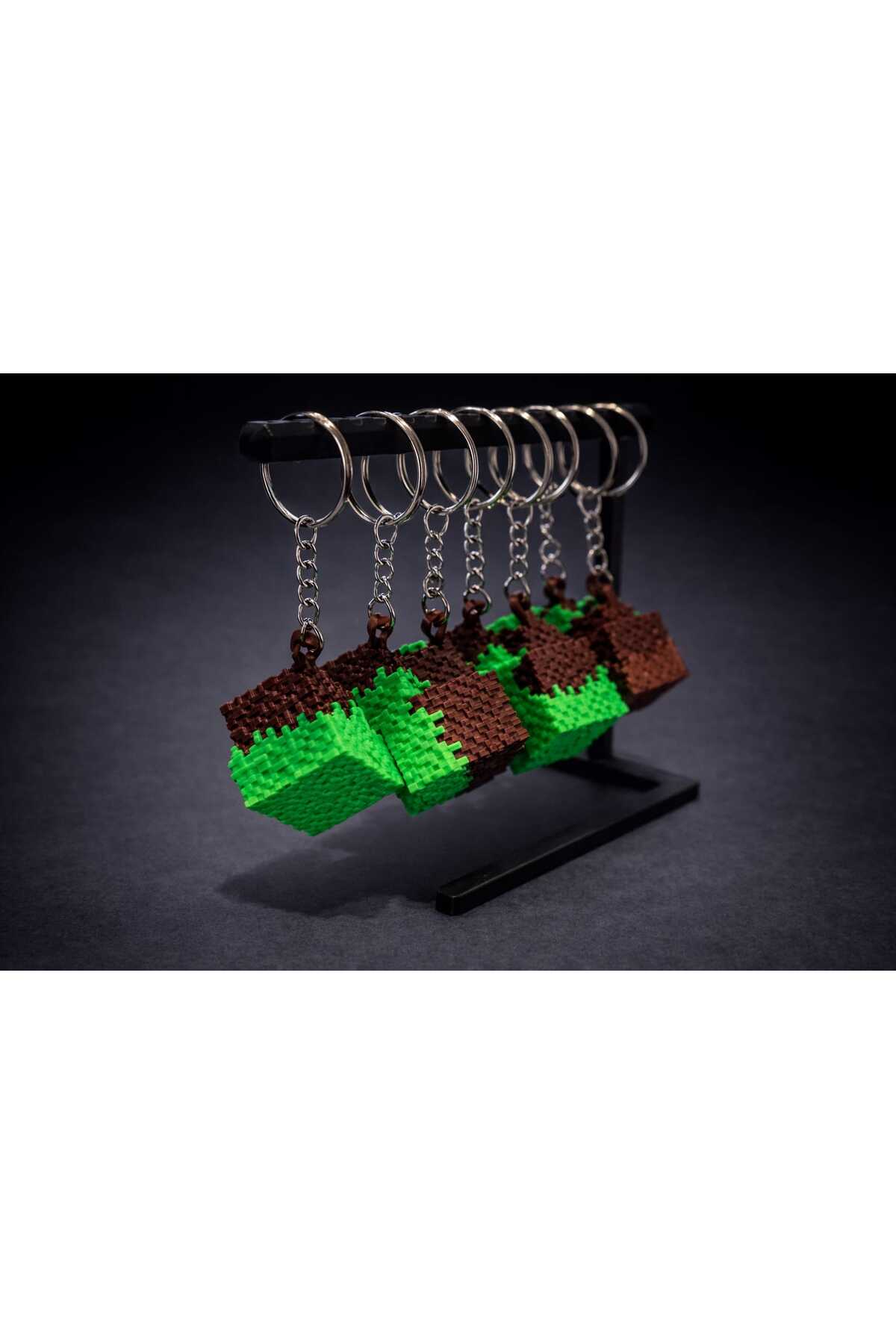 Moshu Design Minecraft Clicker Anahtarlık Çanta Süsü Charm