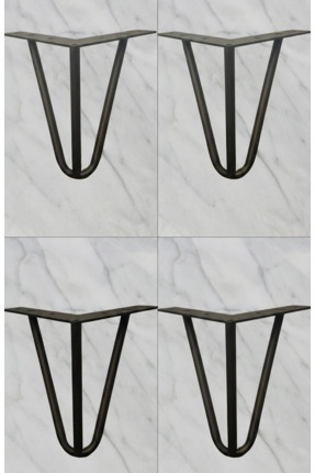 DECOVIBE Lüks Mobilya Ayağı Metal Siyah Renk Koltuk Kanepe Berjer Dolap Ünite...