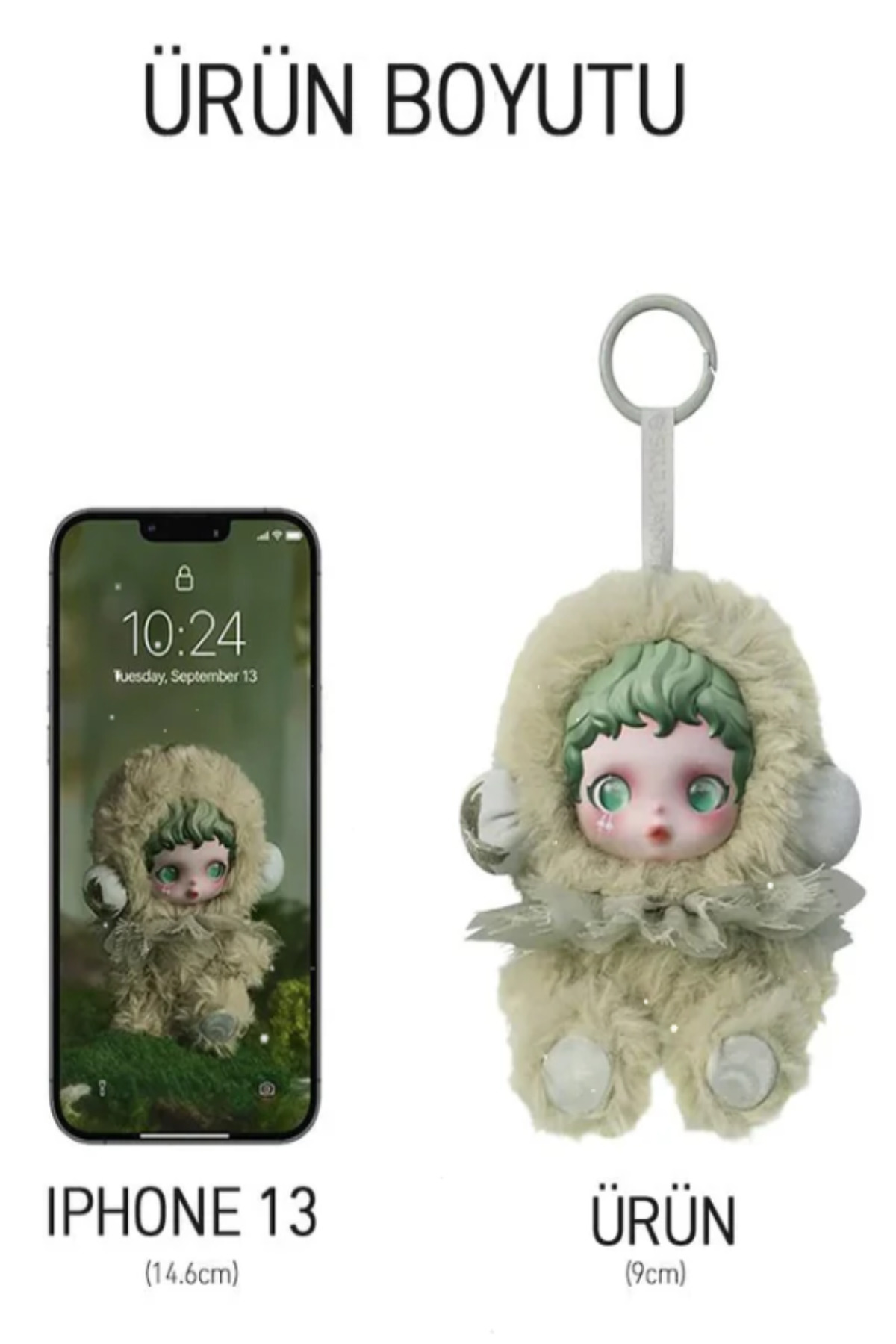 Pofika Skull Panda İmpressionisme Serisi Kutu Peluş Oyuncak