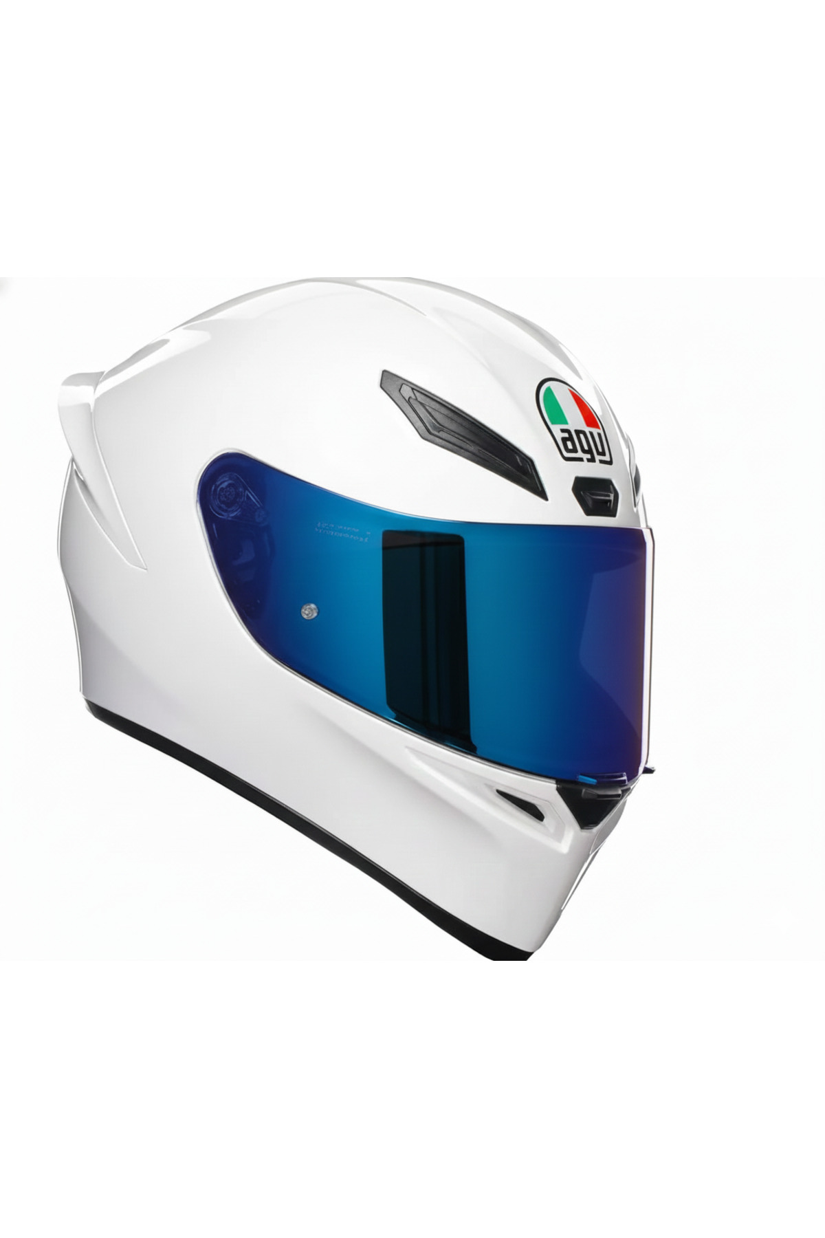 AGV K1 S Mono White Kapalı Kask + İridium Blue Vizör - Fiyatı