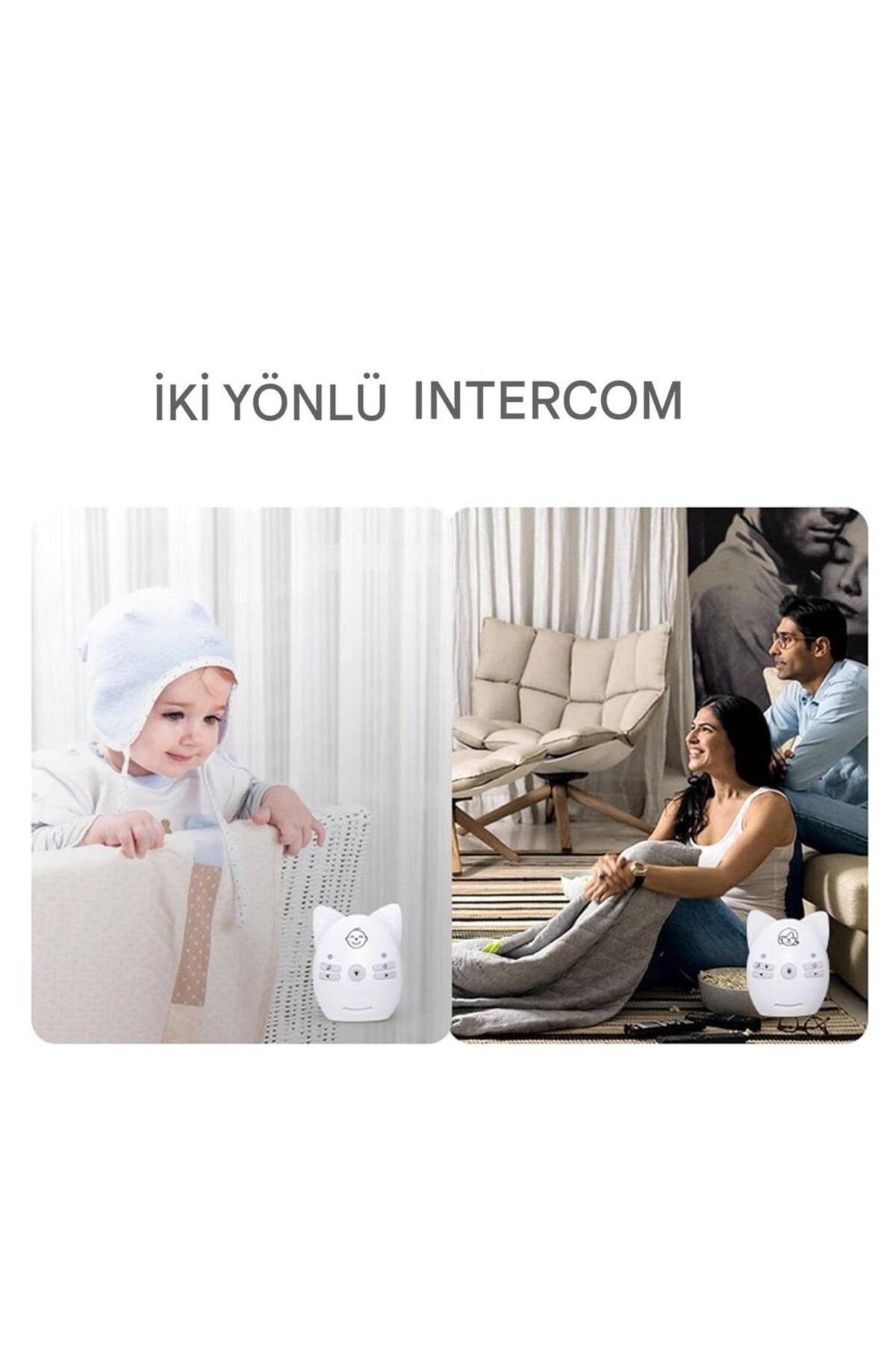 MBL Çok Fonksiyonlu Bebek Telsizi Walkie Talkie İnterkom İkili Paket MBLV30 fotoğrafı 2 (önizleme)