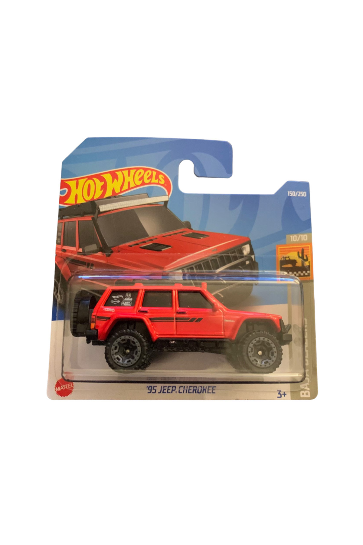 Masinuta Metalica Hot Wheels, 1995 Jeep Gran Cherokee, Rosu, 1:64